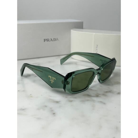 NEW Prada PR17WS Symbole Sunglasses in Sage Green - Picture 6 of 8